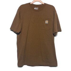 Carhartt K87 Loose Fit Heavyweight Pocket T-Shirt - Carhartt Brown - Medium EUC